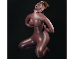 Кукла в позе наездницы с открытым ротиком и большой грудью Yael Cowgirl-foto6