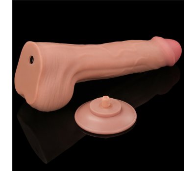 Реалистичный фаллоимитатор на присоске King Sized Sliding Skin Dual Layer Dong, 29 см, Ø 5,4 см