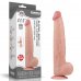Реалистичный фаллоимитатор на присоске King Sized Sliding Skin Dual Layer Dong, 34 см, Ø 6,2 см