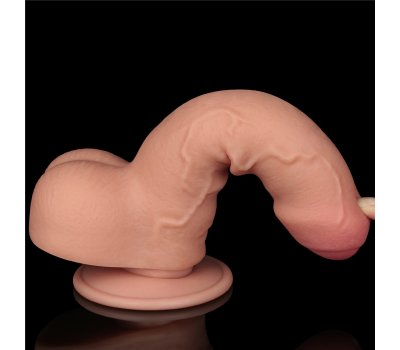 Реалистичный фаллос на присоске Sliding Skin Dual Layer Dong, 18,3 см, Ø 3,5 см Реалистичный фаллос на присоске Sliding Skin Dual Layer Dong, 18,3 см, Ø 3,5 см