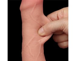 Реалистичный фаллос на присоске Sliding Skin Dual Layer Dong, 18,3 см, Ø 3,5 см-foto6