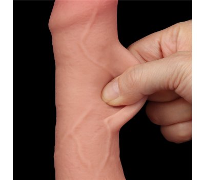 Реалистичный фаллос на присоске Sliding Skin Dual Layer Dong, 18,3 см, Ø 3,5 см Реалистичный фаллос на присоске Sliding Skin Dual Layer Dong, 18,3 см, Ø 3,5 см