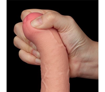 Реалистичный фаллос на присоске Sliding Skin Dual Layer Dong, 18,3 см, Ø 3,5 см Реалистичный фаллос на присоске Sliding Skin Dual Layer Dong, 18,3 см, Ø 3,5 см