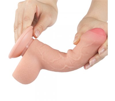 Реалистичный фаллос на присоске Sliding Skin Dual Layer Dong, 18,3 см, Ø 3,5 см Реалистичный фаллос на присоске Sliding Skin Dual Layer Dong, 18,3 см, Ø 3,5 см