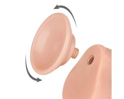 Реалистичный фаллос на присоске Sliding Skin Dual Layer Dong, 18,3 см, Ø 3,5 см-foto10