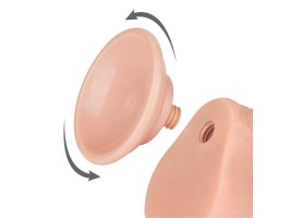 Реалистичный фаллос на присоске Sliding Skin Dual Layer Dong, 18,3 см, Ø 3,5 см-foto10