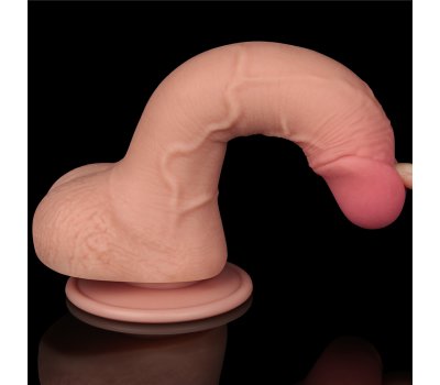 Реалистичный фаллос на присоске Sliding Skin Dual Layer Dong, 19,5 см, Ø 3,5 см Реалистичный фаллос на присоске Sliding Skin Dual Layer Dong, 19,5 см, Ø 3,5 см