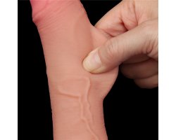 Реалистичный фаллос на присоске Sliding Skin Dual Layer Dong, 19,5 см, Ø 3,5 см-foto14