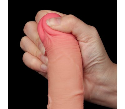 Реалистичный фаллос на присоске Sliding Skin Dual Layer Dong, 19,5 см, Ø 3,5 см Реалистичный фаллос на присоске Sliding Skin Dual Layer Dong, 19,5 см, Ø 3,5 см