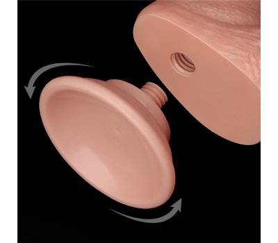 Реалистичный фаллос на присоске Sliding Skin Dual Layer Dong, 19,5 см, Ø 3,5 см Реалистичный фаллос на присоске Sliding Skin Dual Layer Dong, 19,5 см, Ø 3,5 см