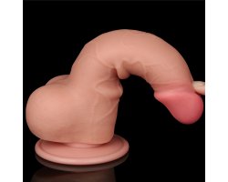Реалистичный фаллос на присоске Sliding Skin Dual Layer Dong, 19,5 см, Ø 3,6 см-foto12