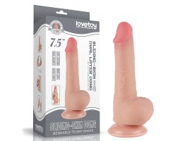 Реалистичный фаллос на присоске Sliding Skin Dual Layer Dong, 19,5 см, Ø 3,6 см Реалистичный фаллос на присоске Sliding Skin Dual Layer Dong, 19,5 см, Ø 3,6 см