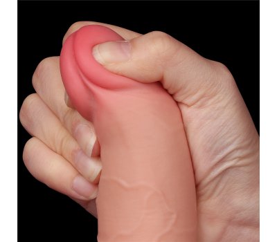 Реалистичный фаллос на присоске Sliding Skin Dual Layer Dong, 19,5 см, Ø 3,6 см Реалистичный фаллос на присоске Sliding Skin Dual Layer Dong, 19,5 см, Ø 3,6 см