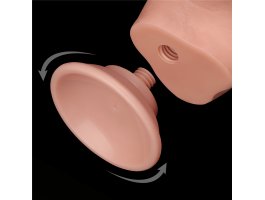 Реалистичный фаллос на присоске Sliding Skin Dual Layer Dong, 19,5 см, Ø 3,6 см-foto6