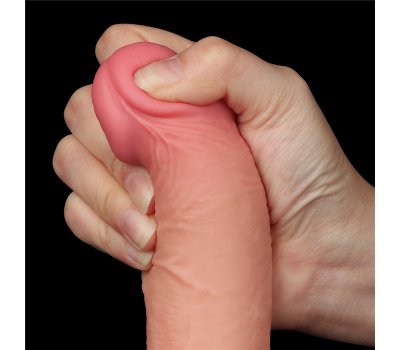 Реалистичный фаллос на присоске Sliding Skin Dual Layer Dong, 19,5 см, Ø 3,7 см Реалистичный фаллос на присоске Sliding Skin Dual Layer Dong, 19,5 см, Ø 3,7 см