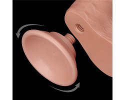 Реалистичный фаллос на присоске Sliding Skin Dual Layer Dong, 19,5 см, Ø 3,7 см-foto5
