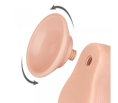 Реалистичный фаллос на присоске Sliding Skin Dual Layer Dong, 19,5 см, Ø 3,7 см Реалистичный фаллос на присоске Sliding Skin Dual Layer Dong, 19,5 см, Ø 3,7 см