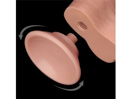 Реалистичный фаллос на присоске Sliding Skin Dual Layer Dong, 20 см, Ø 3,9 см-foto6