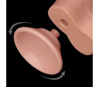 Реалистичный фаллос на присоске Sliding Skin Dual Layer Dong, 20 см, Ø 3,9 см Реалистичный фаллос на присоске Sliding Skin Dual Layer Dong, 20 см, Ø 3,9 см