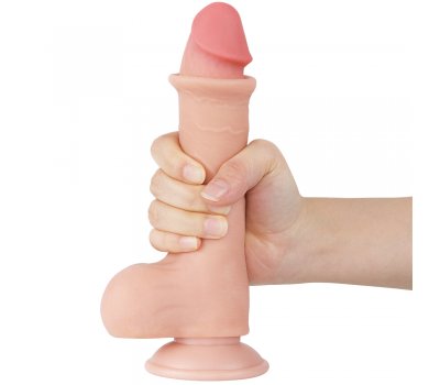 Реалистичный фаллос на присоске Sliding Skin Dual Layer Dong, 20 см, Ø 3,9 см Реалистичный фаллос на присоске Sliding Skin Dual Layer Dong, 20 см, Ø 3,9 см
