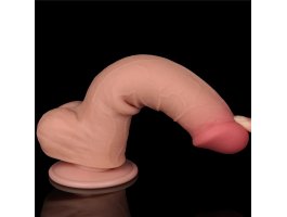 Реалистичный фаллос на присоске Sliding Skin Dual Layer Dong, 20,8 см, Ø 4 см-foto13