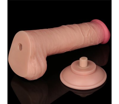 Реалистичный фаллос на присоске Sliding Skin Dual Layer Dong, 20,8 см, Ø 4 см Реалистичный фаллос на присоске Sliding Skin Dual Layer Dong, 20,8 см, Ø 4 см