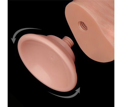 Реалистичный фаллос на присоске Sliding Skin Dual Layer Dong, 20,8 см, Ø 4 см Реалистичный фаллос на присоске Sliding Skin Dual Layer Dong, 20,8 см, Ø 4 см