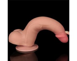 Реалистичный фаллос на присоске Sliding Skin Dual Layer Dong, 22 см, Ø 4 см-foto9