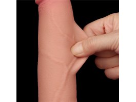 Реалистичный фаллос на присоске Sliding Skin Dual Layer Dong, 22 см, Ø 4 см-foto10