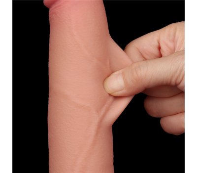 Реалистичный фаллос на присоске Sliding Skin Dual Layer Dong, 22 см, Ø 4 см Реалистичный фаллос на присоске Sliding Skin Dual Layer Dong, 22 см, Ø 4 см