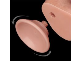 Реалистичный фаллос на присоске Sliding Skin Dual Layer Dong, 22 см, Ø 4 см-foto8