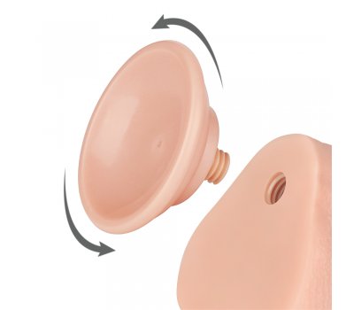 Реалистичный фаллос на присоске Sliding Skin Dual Layer Dong, 22 см, Ø 4 см Реалистичный фаллос на присоске Sliding Skin Dual Layer Dong, 22 см, Ø 4 см
