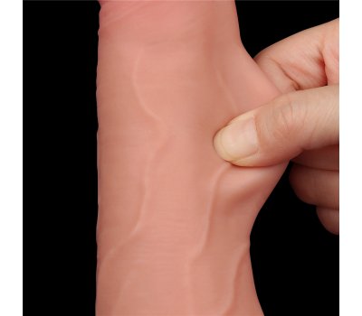 Реалистичный фаллос на присоске Sliding Skin Dual Layer Dong, 22 см, Ø 4,3 см Реалистичный фаллос на присоске Sliding Skin Dual Layer Dong, 22 см, Ø 4,3 см