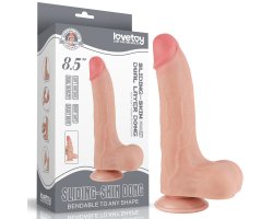 Реалистичный фаллос на присоске Sliding Skin Dual Layer Dong, 22 см, Ø 4,3 см Реалистичный фаллос на присоске Sliding Skin Dual Layer Dong, 22 см, Ø 4,3 см