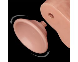 Реалистичный фаллос на присоске Sliding Skin Dual Layer Dong, 22 см, Ø 4,3 см-foto7