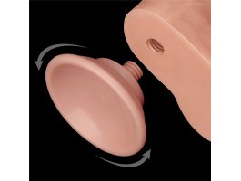 Реалистичный фаллос на присоске Sliding Skin Dual Layer Dong, 22 см, Ø 4,3 см-foto7