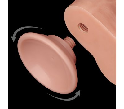 Реалистичный фаллос на присоске Sliding Skin Dual Layer Dong, 22 см, Ø 4,3 см Реалистичный фаллос на присоске Sliding Skin Dual Layer Dong, 22 см, Ø 4,3 см