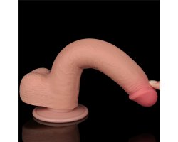 Реалистичный фаллос на присоске Sliding Skin Dual Layer Dong, 22 см, Ø 3,7 см-foto8