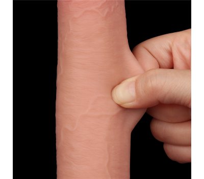Реалистичный фаллос на присоске Sliding Skin Dual Layer Dong, 22 см, Ø 3,7 см Реалистичный фаллос на присоске Sliding Skin Dual Layer Dong, 22 см, Ø 3,7 см