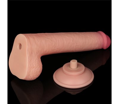 Реалистичный фаллос на присоске Sliding Skin Dual Layer Dong, 22 см, Ø 3,7 см Реалистичный фаллос на присоске Sliding Skin Dual Layer Dong, 22 см, Ø 3,7 см
