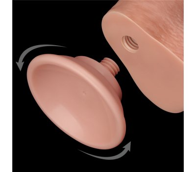 Реалистичный фаллос на присоске Sliding Skin Dual Layer Dong, 22 см, Ø 3,7 см Реалистичный фаллос на присоске Sliding Skin Dual Layer Dong, 22 см, Ø 3,7 см