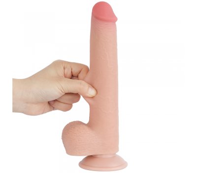 Реалистичный фаллос на присоске Sliding Skin Dual Layer Dong, 22 см, Ø 3,7 см Реалистичный фаллос на присоске Sliding Skin Dual Layer Dong, 22 см, Ø 3,7 см