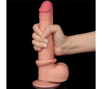 Реалистичный фаллос на присоске Sliding Skin Dual Layer Dong, 22 см, Ø 3,7 см Реалистичный фаллос на присоске Sliding Skin Dual Layer Dong, 22 см, Ø 3,7 см