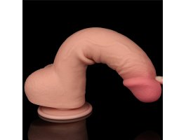 Реалистичный фаллос на присоске Sliding Skin Dual Layer Dong, 24 см, Ø 4,3 см-foto12