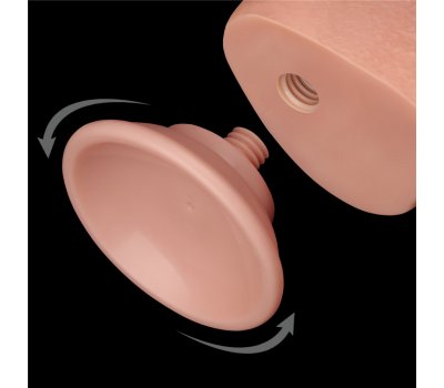 Реалистичный фаллос на присоске Sliding Skin Dual Layer Dong, 24 см, Ø 4,3 см Реалистичный фаллос на присоске Sliding Skin Dual Layer Dong, 24 см, Ø 4,3 см