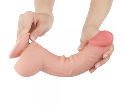 Реалистичный фаллос на присоске Sliding Skin Dual Layer Dong, 24 см, Ø 4,3 см Реалистичный фаллос на присоске Sliding Skin Dual Layer Dong, 24 см, Ø 4,3 см
