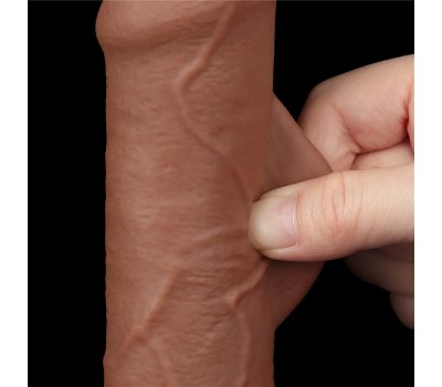 Реалистичный фаллос мулат на присоске Sliding Skin Dual Layer Dong, 18,3 см, Ø 3,5 см Реалистичный фаллос мулат на присоске Sliding Skin Dual Layer Dong, 18,3 см, Ø 3,5 см