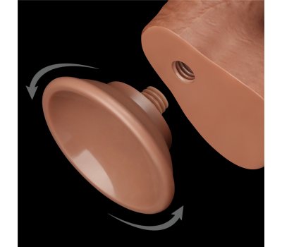 Реалистичный фаллос мулат на присоске Sliding Skin Dual Layer Dong, 18,3 см, Ø 3,5 см Реалистичный фаллос мулат на присоске Sliding Skin Dual Layer Dong, 18,3 см, Ø 3,5 см