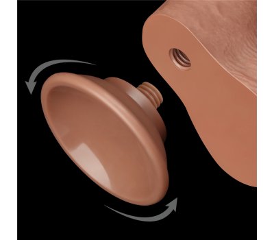 Реалистичный фаллос мулат на присоске Sliding Skin Dual Layer Dong, 19,5 см, Ø 3,7 см Реалистичный фаллос мулат на присоске Sliding Skin Dual Layer Dong, 19,5 см, Ø 3,7 см