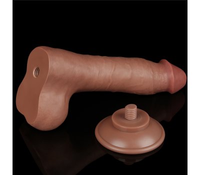 Реалистичный фаллос мулат на присоске Sliding Skin Dual Layer Dong, 20 см, Ø 3,9 см Реалистичный фаллос мулат на присоске Sliding Skin Dual Layer Dong, 20 см, Ø 3,9 см